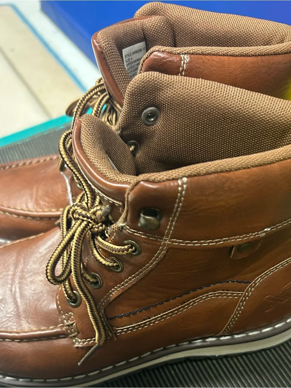 XRAY Brown boys  Leather Lace-Up Boots